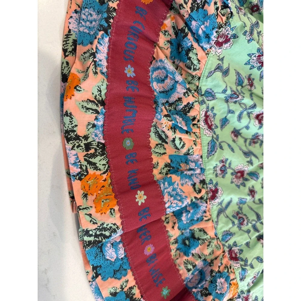 Matilda Jane Girls Mixed Print Tiered Floral Polka Dot Sleeveless Dress boho - Picture 4 of 8